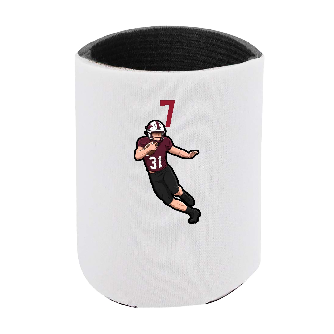 Can Holder — Number Top in White