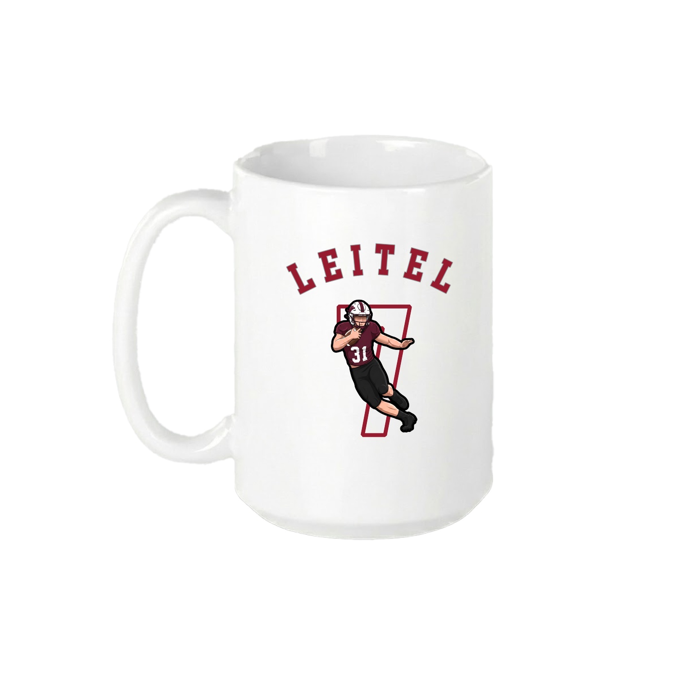 15oz Coffee Mug — Shirsey Arch in White