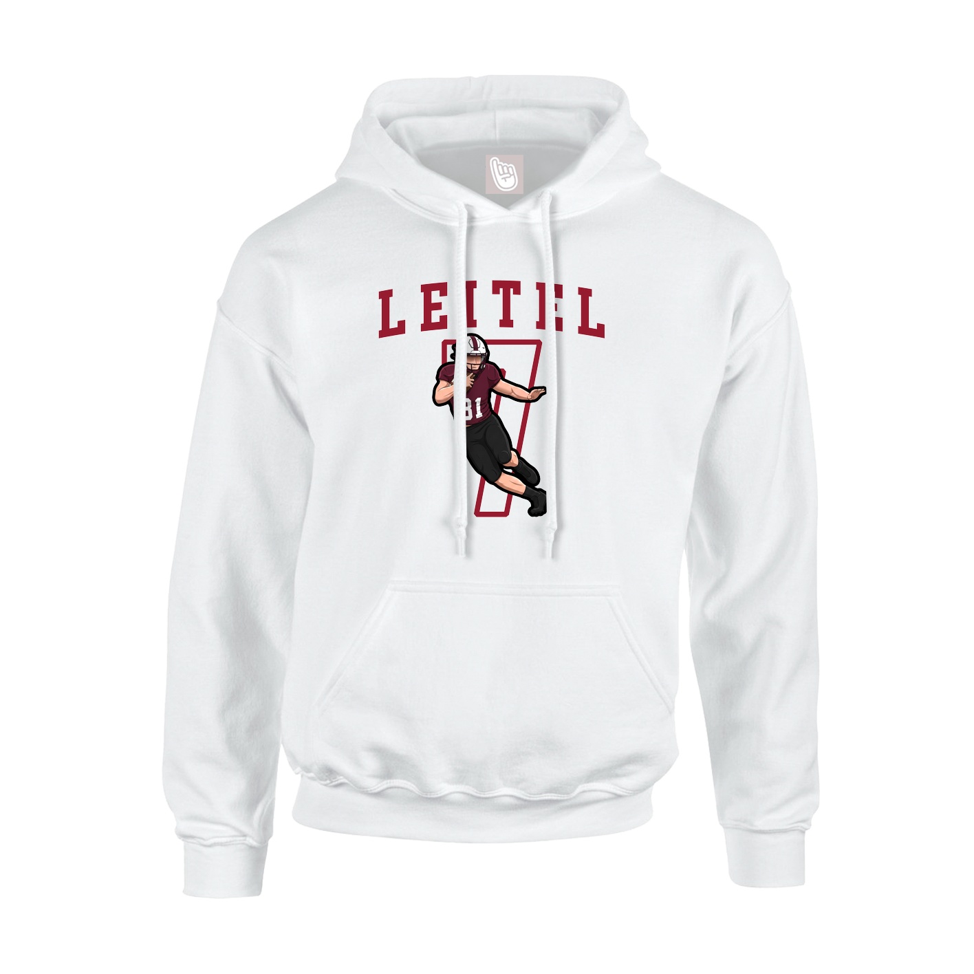 Hoodie — Shirsey in White