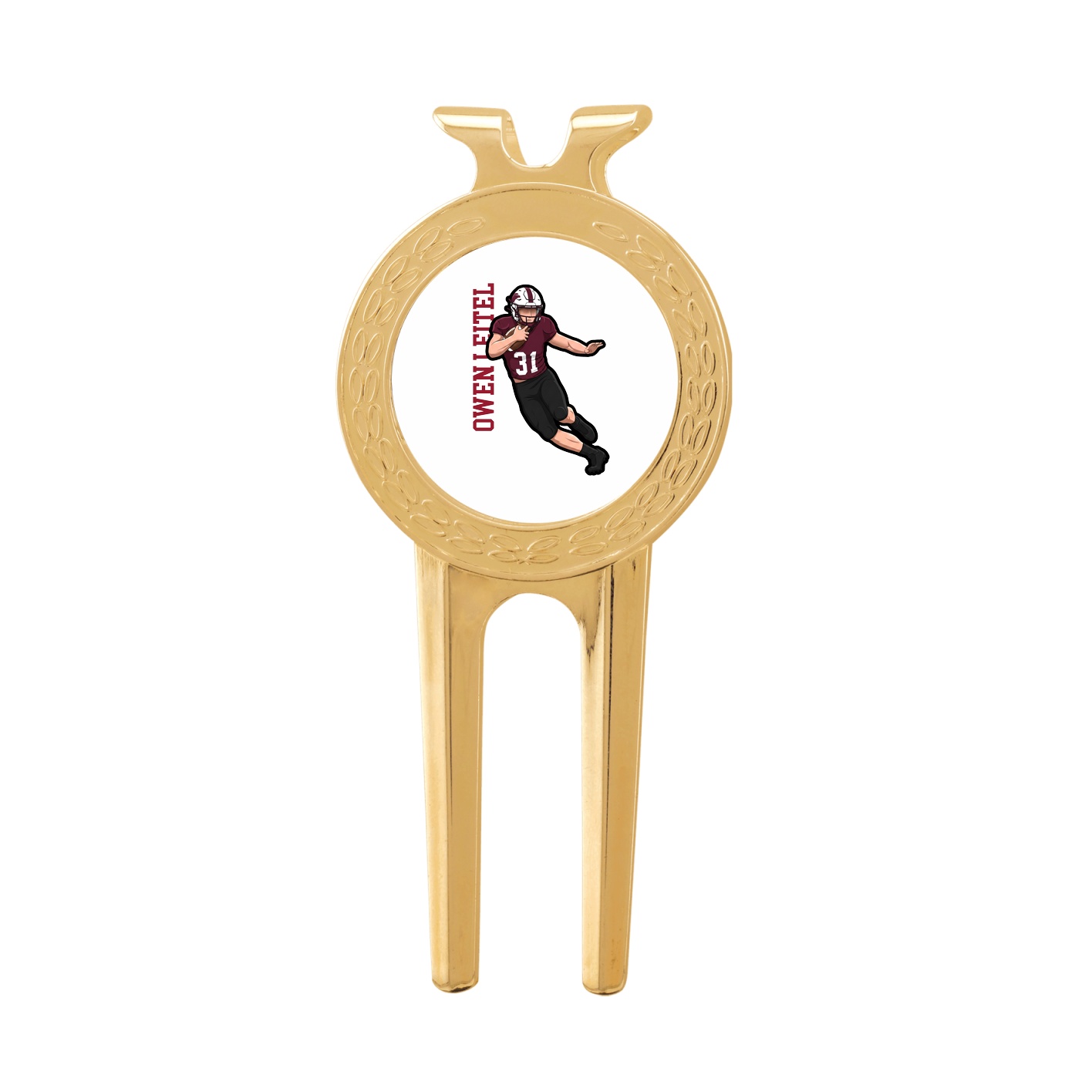 Divot Tool with Ball Marker — Name Vertical in Classic