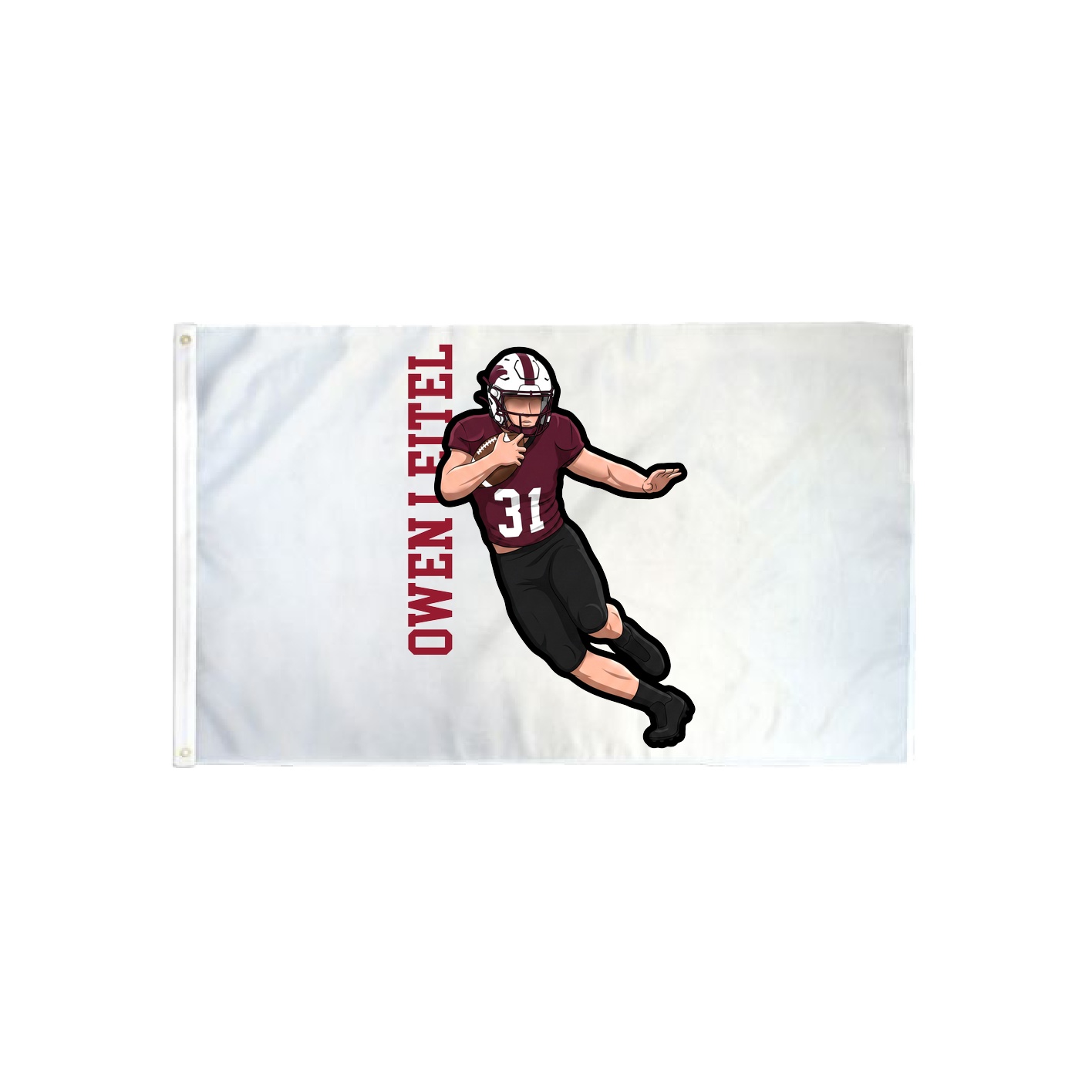 3x5 Flag — Name Vertical in Classic