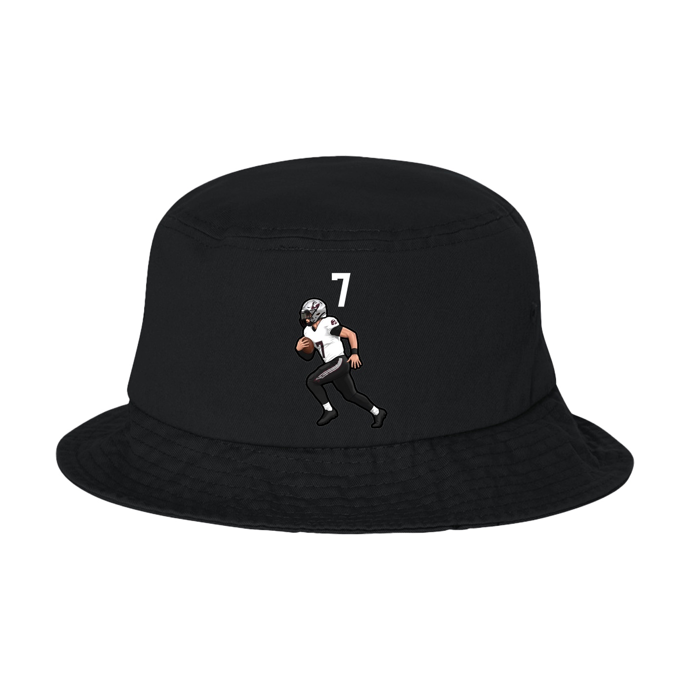 Bucket Cap — Number Top in Black