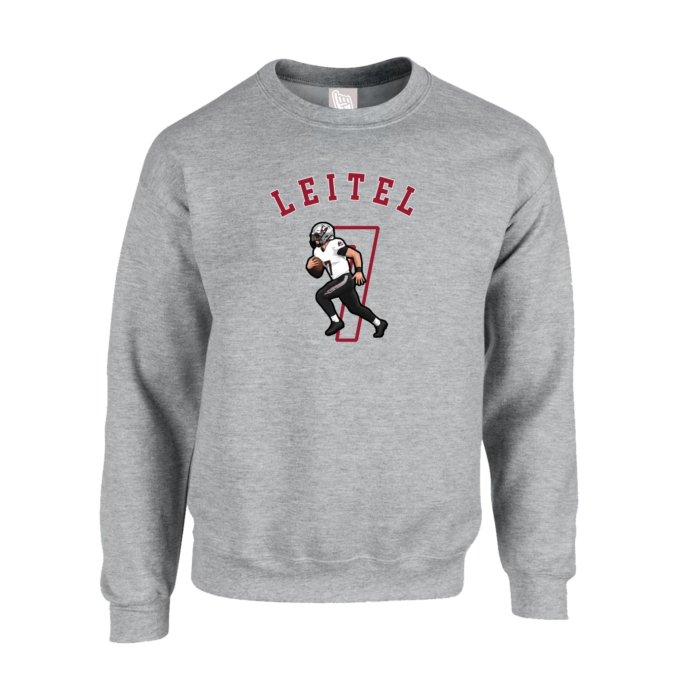 Fleece Crew — Shirsey Arch in Grey