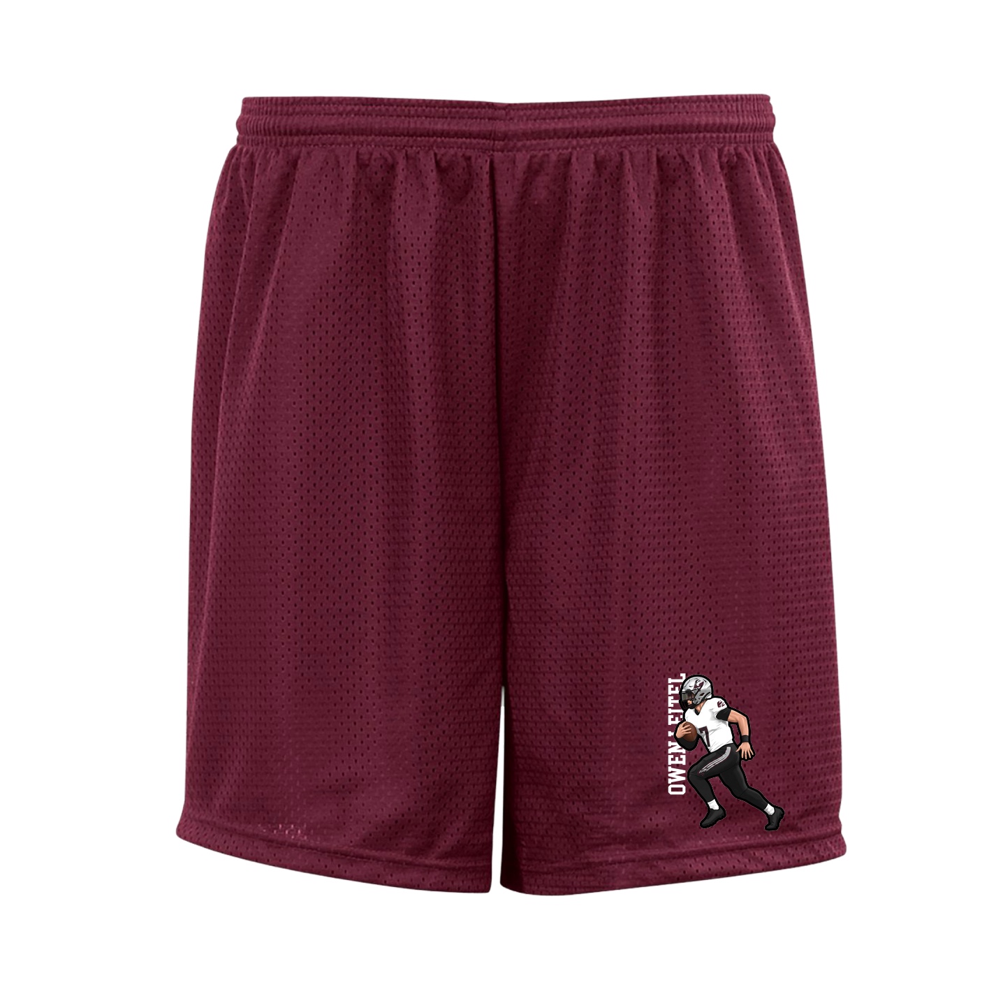 Shorts — Name Vertical in Cardinal