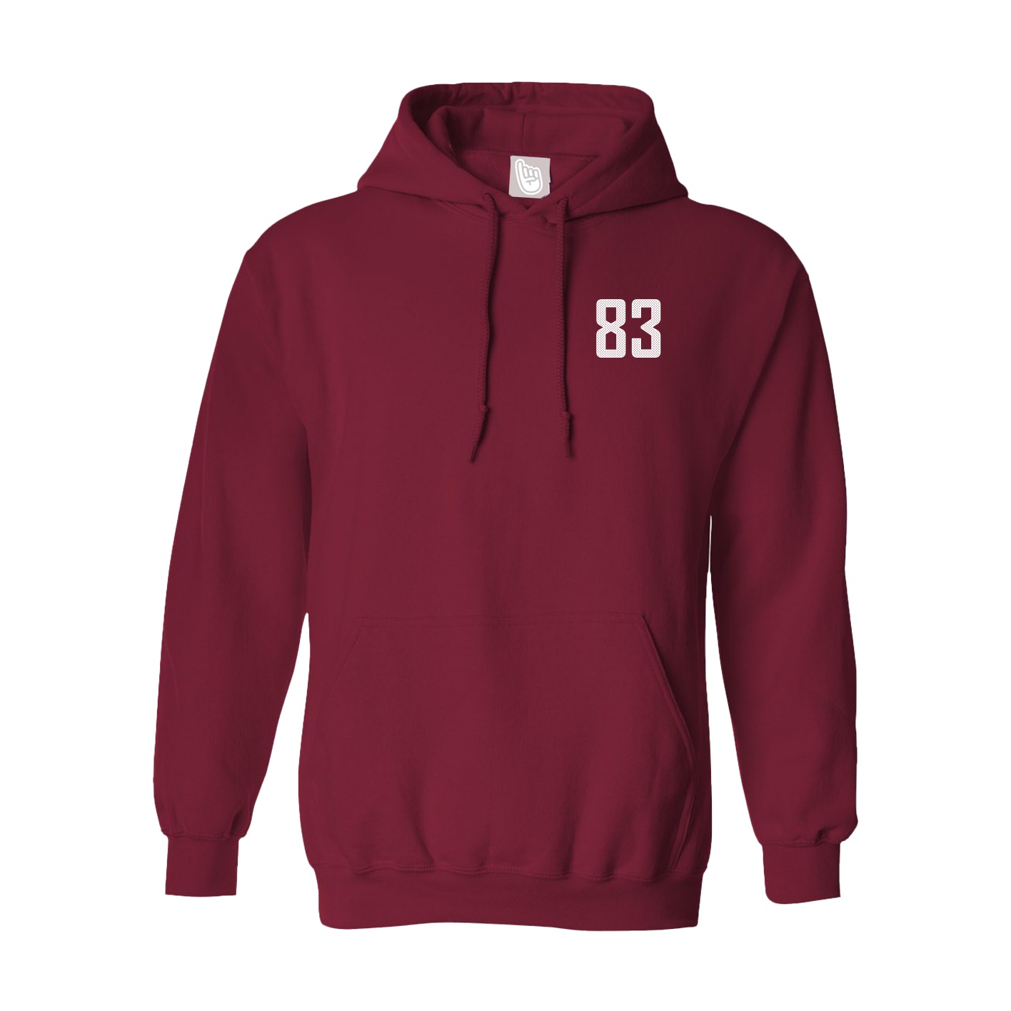 Hoodie — Front Shirsy in Cardinal
