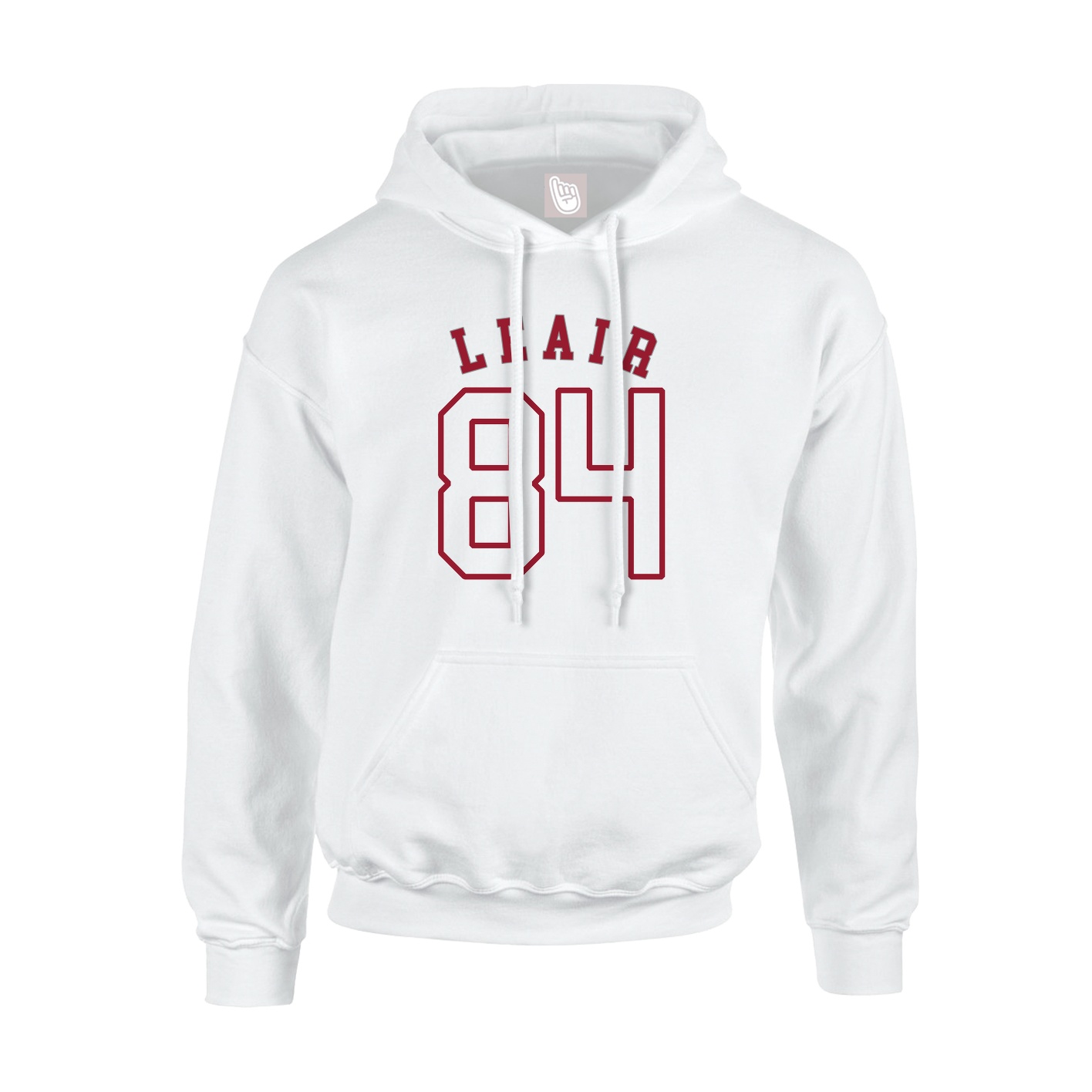 Hoodie — Shirsey Arch in White