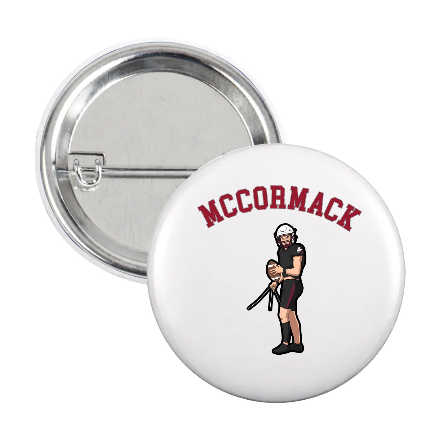 Game Day Button — Shirsey Arch in White