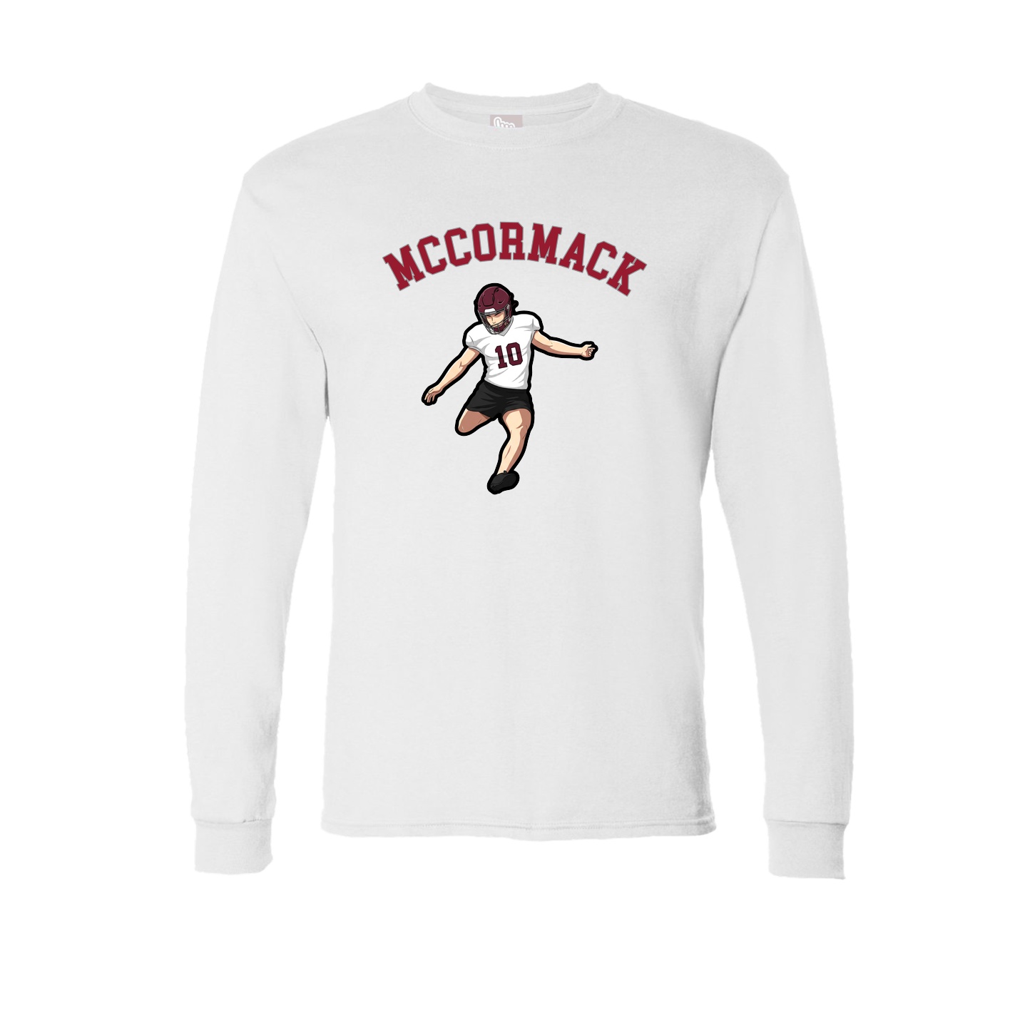 Long Sleeve Tee — Shirsey Arch in White