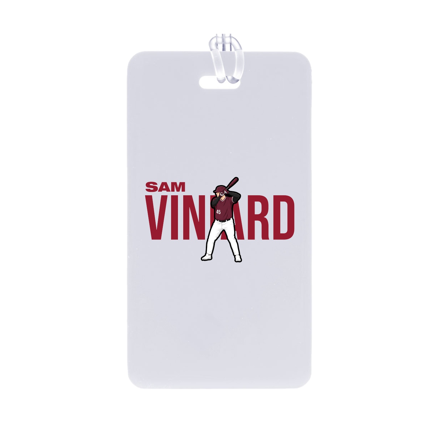 Bag Tag — Player Name in Classic