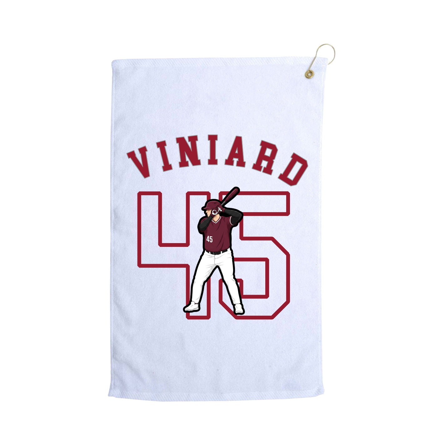 Golf Towel — Shirsey Arch in White