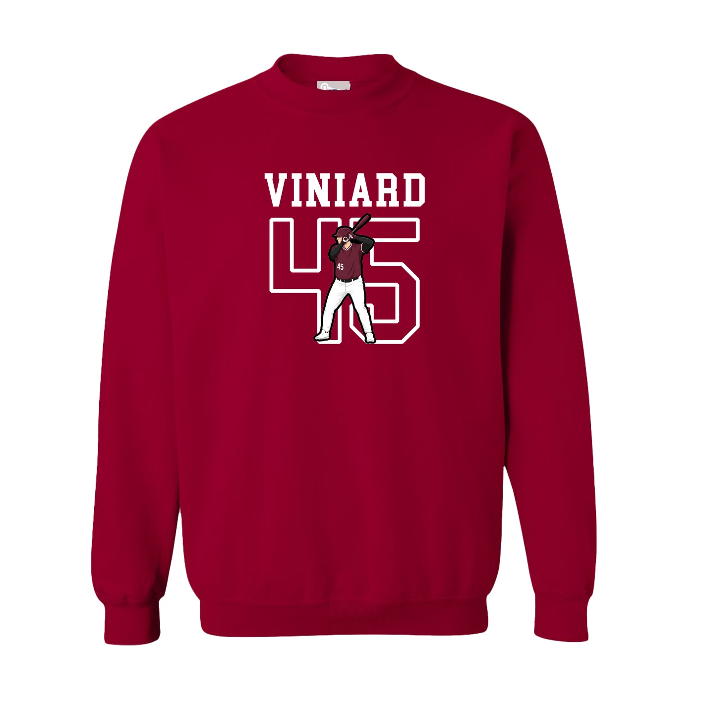Fleece Crew — Shirsey in Cardinal