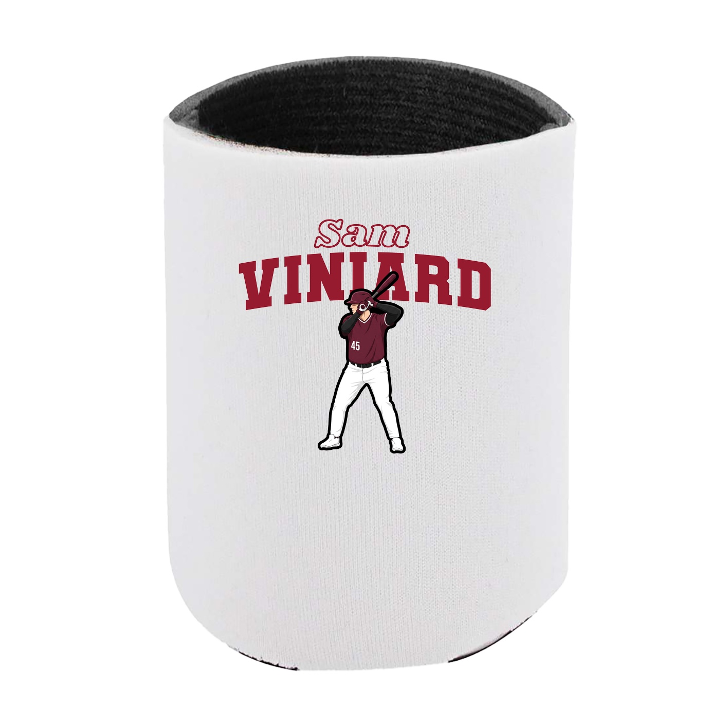 Can Holder — Name Arch in White