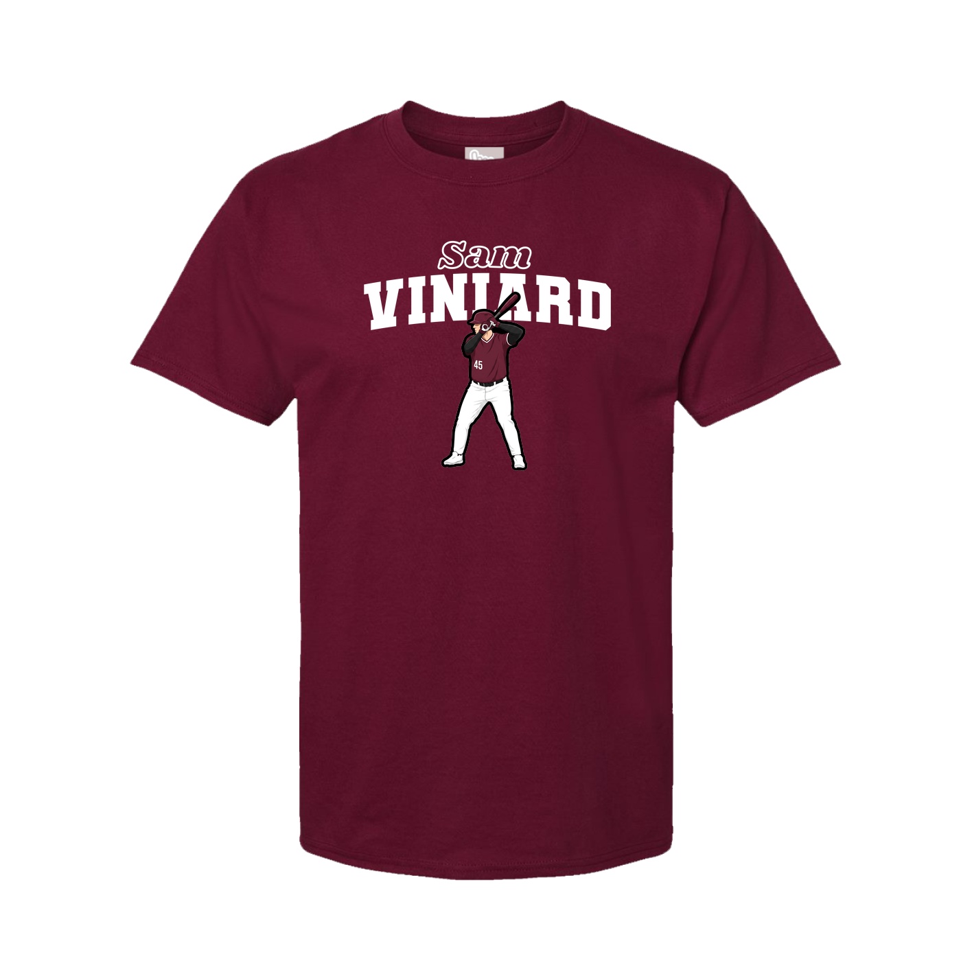 Tee — Name Arch in Cardinal