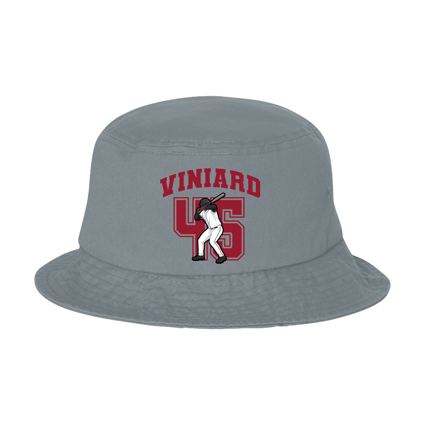 Bucket Cap — Number in Grey