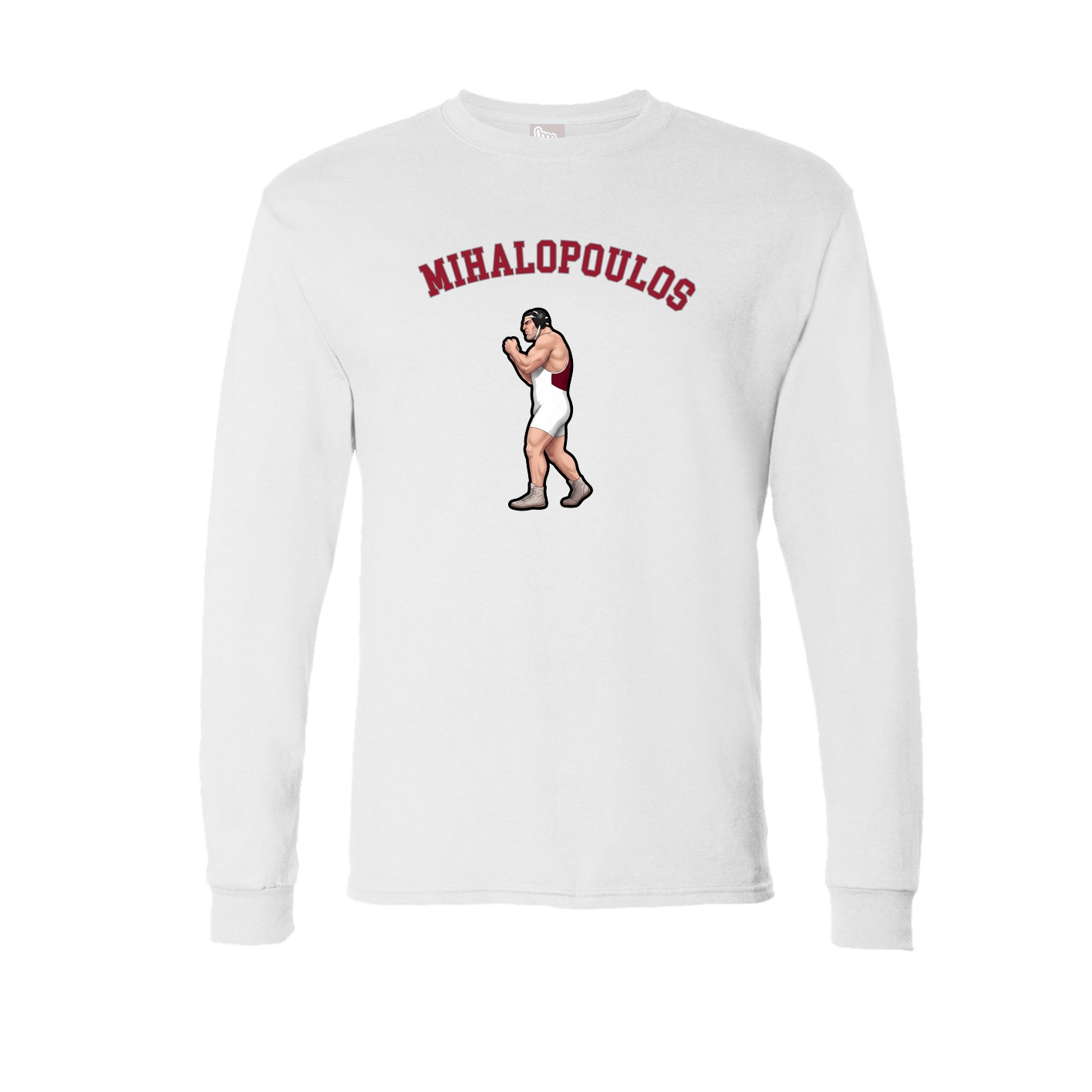 Long Sleeve Tee — Shirsey Arch in White