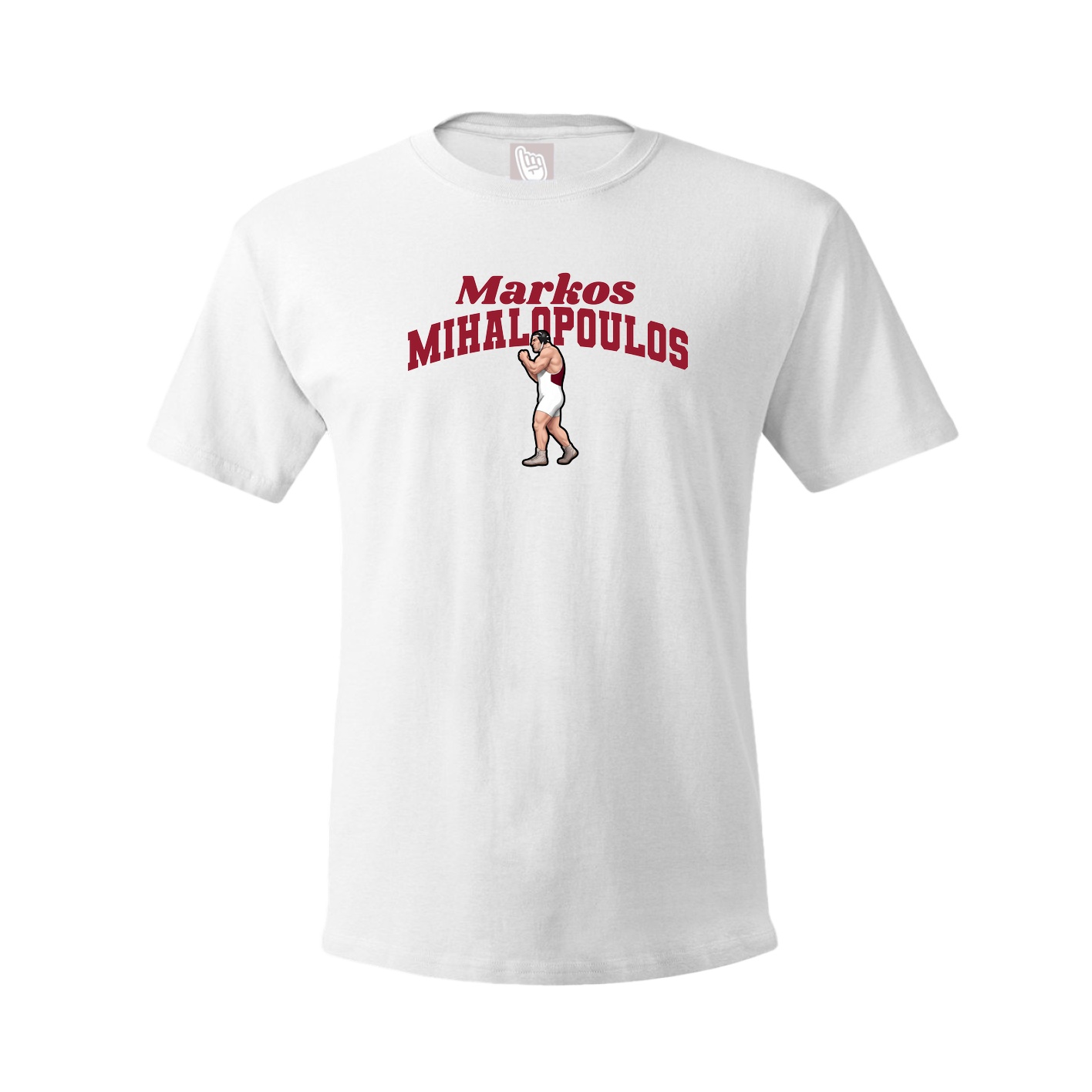 Youth Tee — Signature Arch in White
