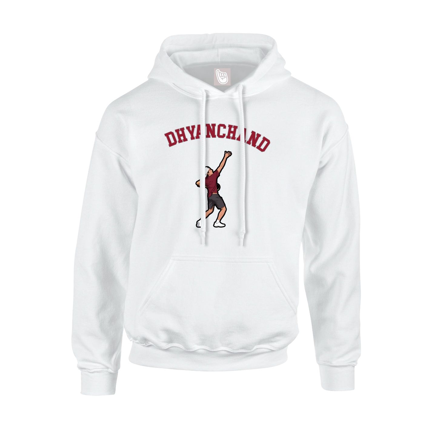 Youth Hoodie — Shirsey Arch in White