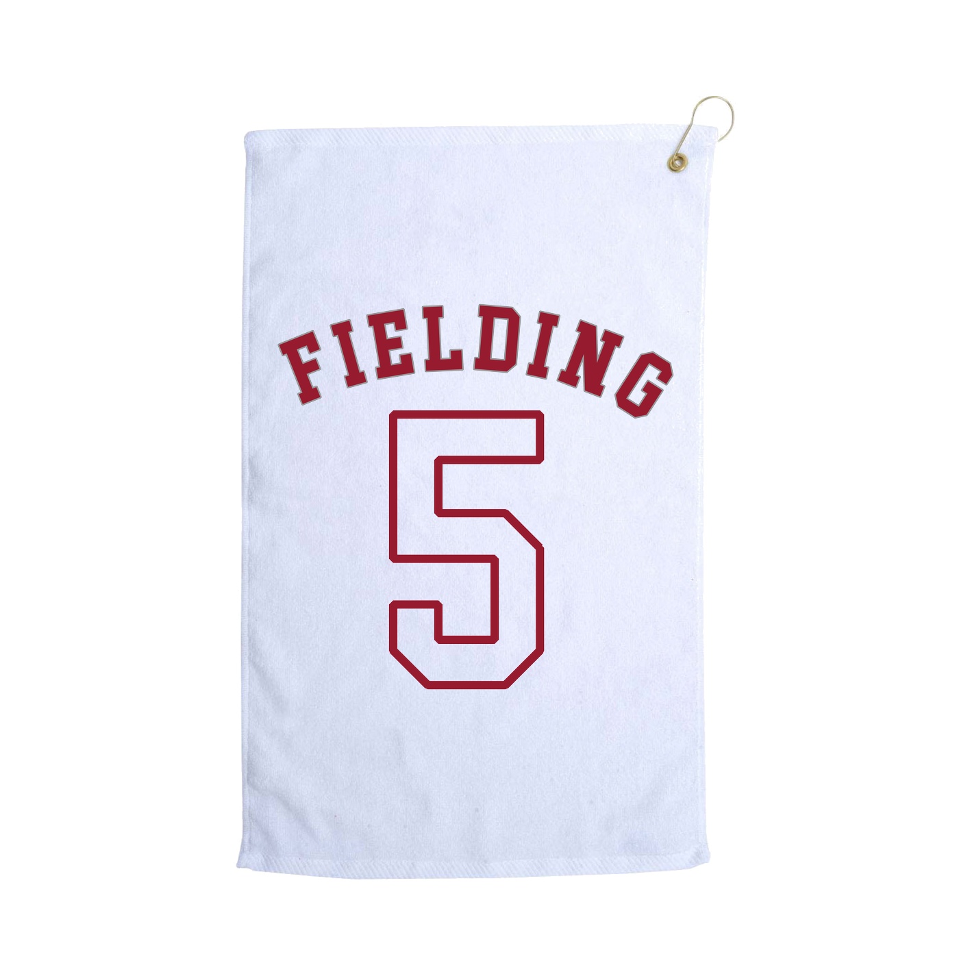 Golf Towel — Shirsey Arch in White