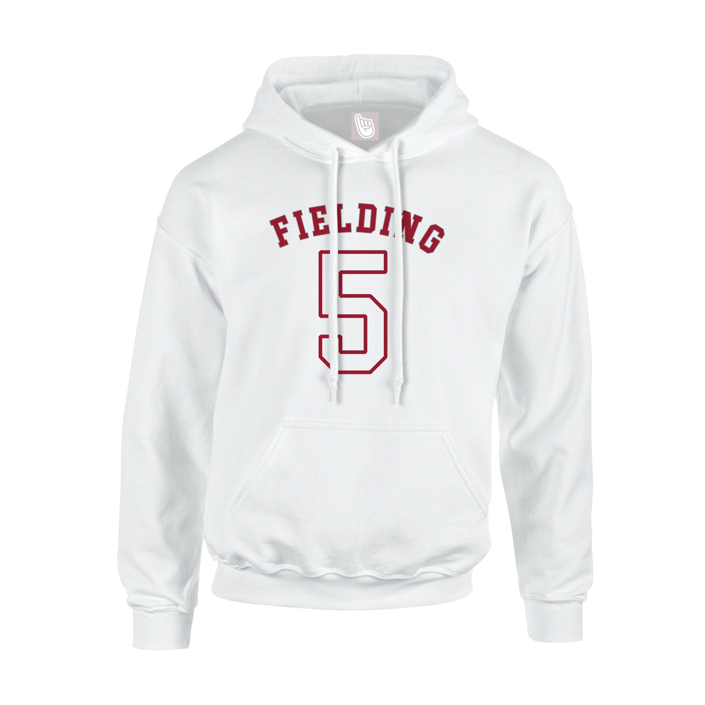 Youth Hoodie — Shirsey Arch in White
