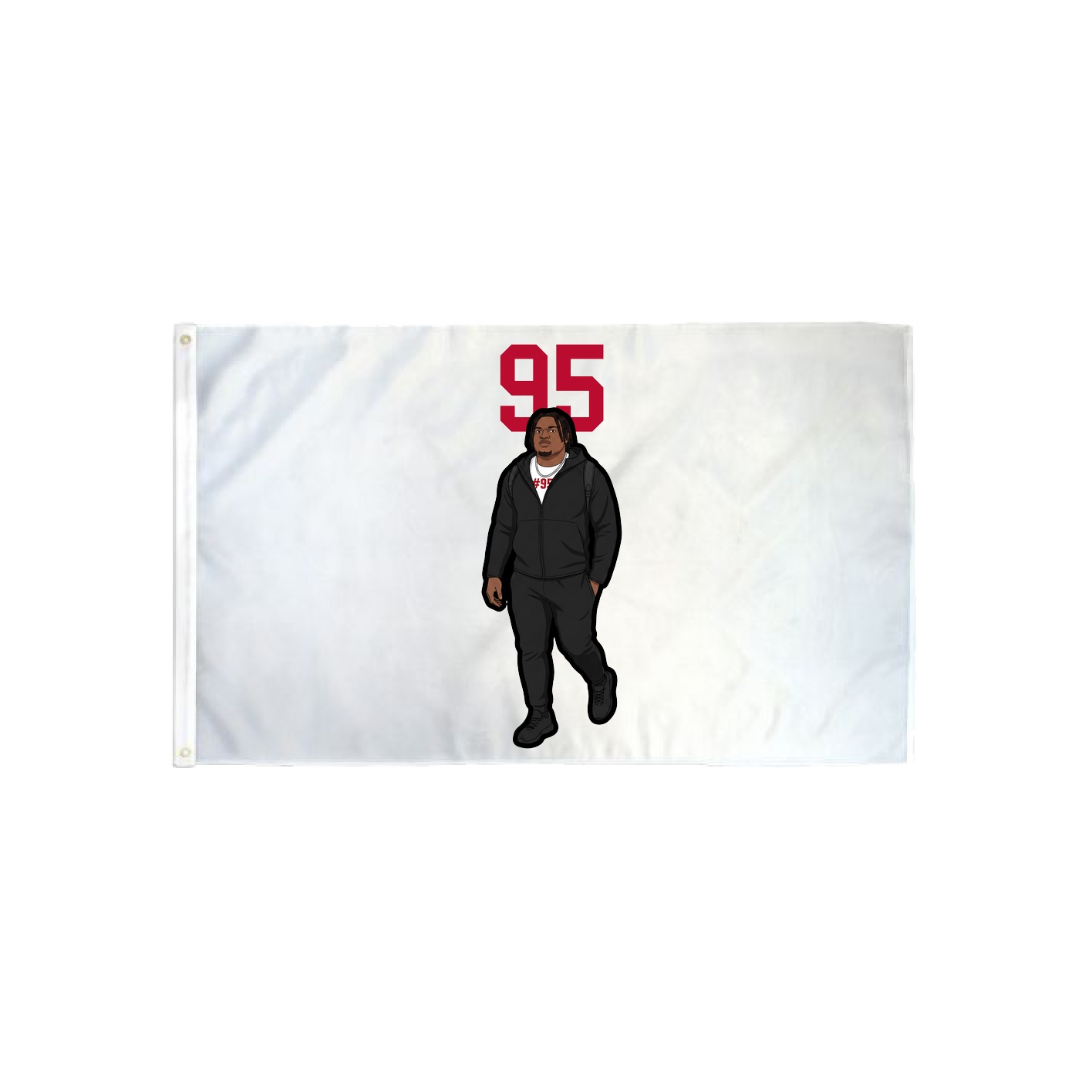 3x5 Flag — Number Top in Classic