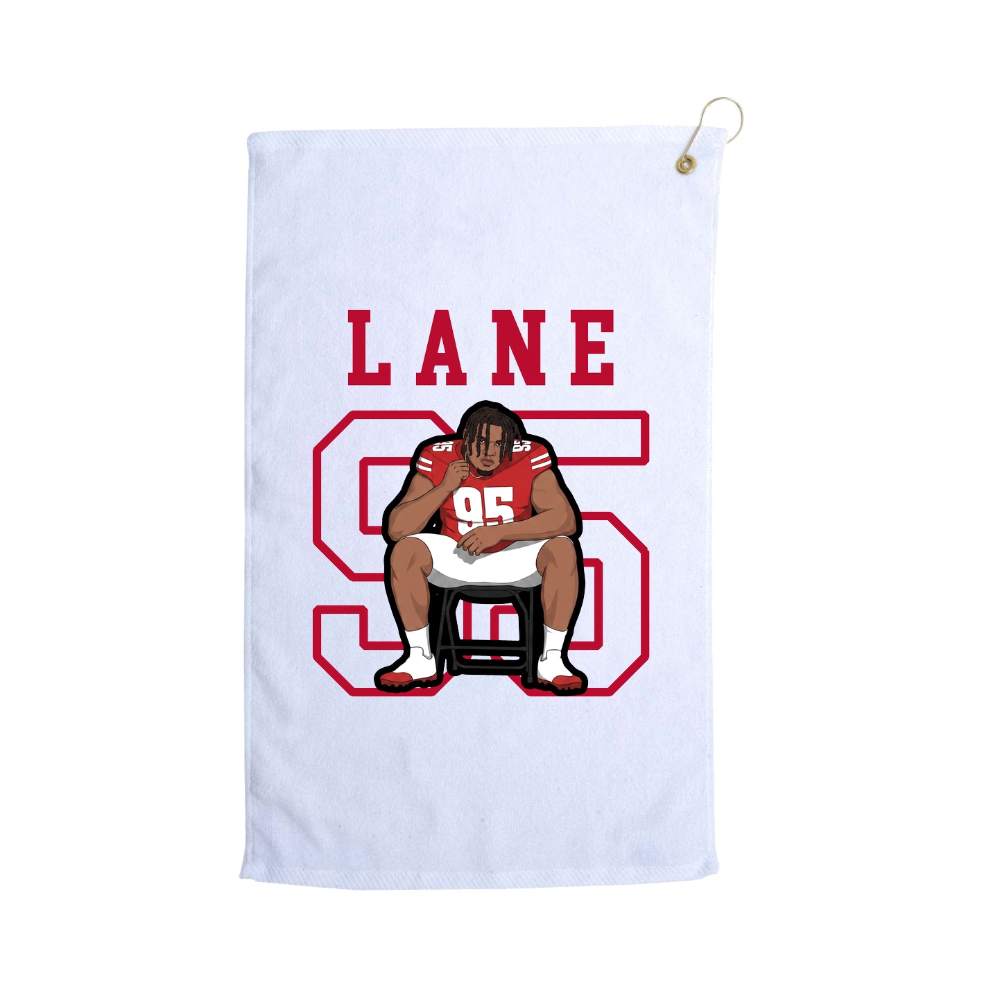 Golf Towel — Shirsey in White