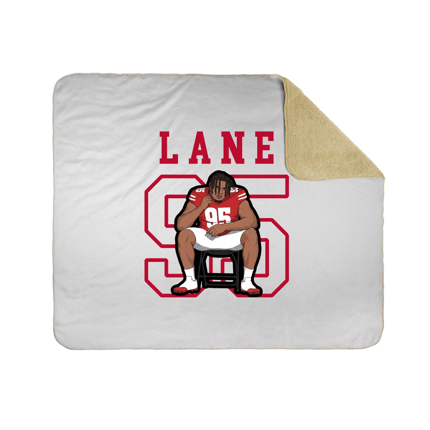 Throw Blanket — Shirsey in White