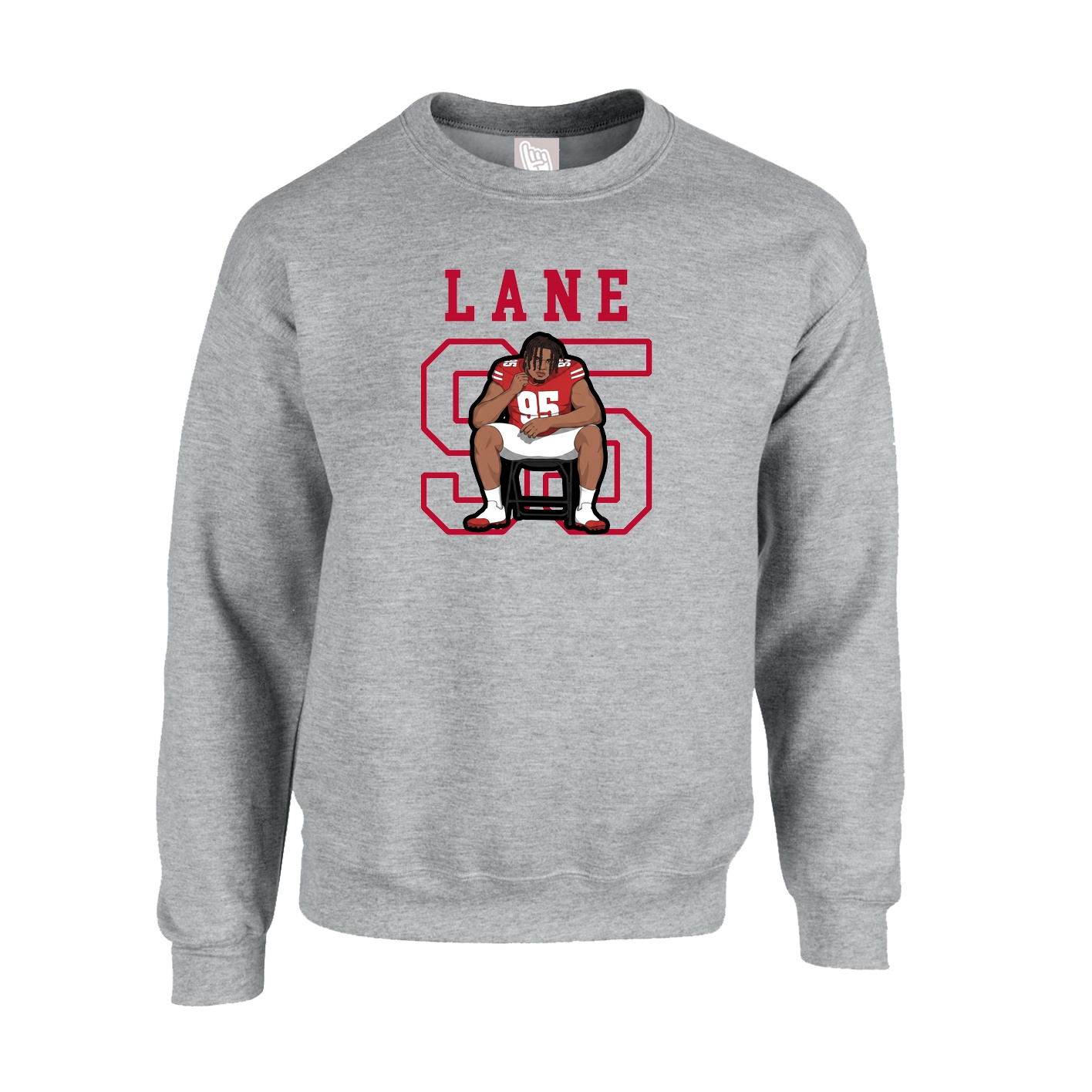 Fleece Crew — Shirsey in Grey