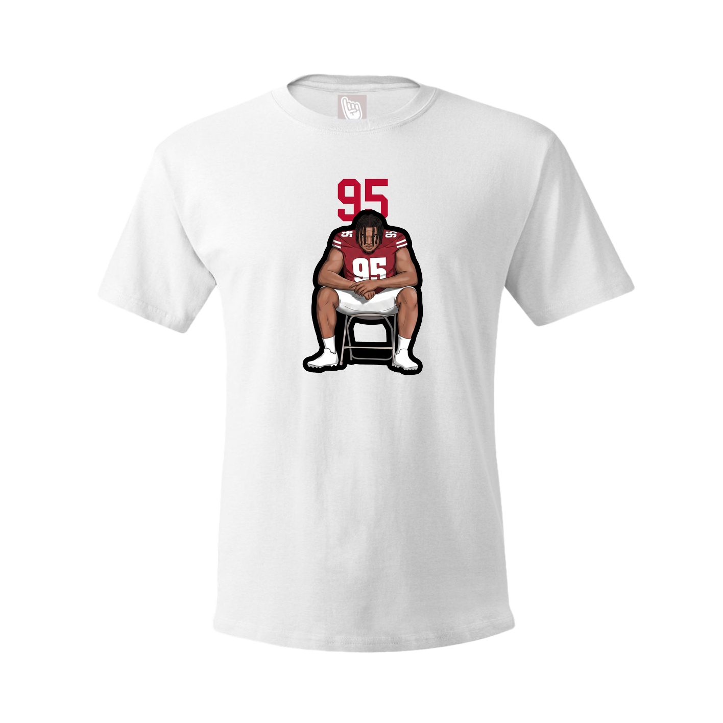 Tee — Number Top in White