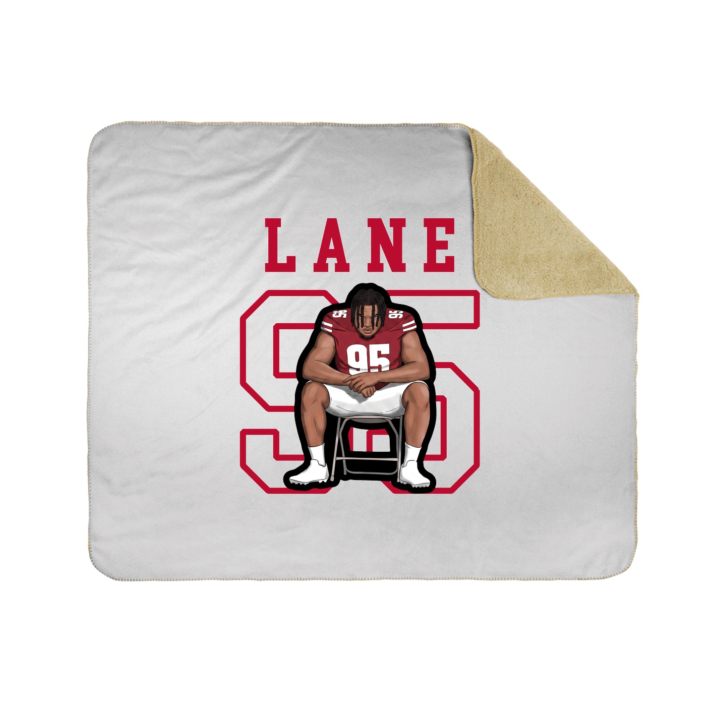 Throw Blanket — Shirsey in White