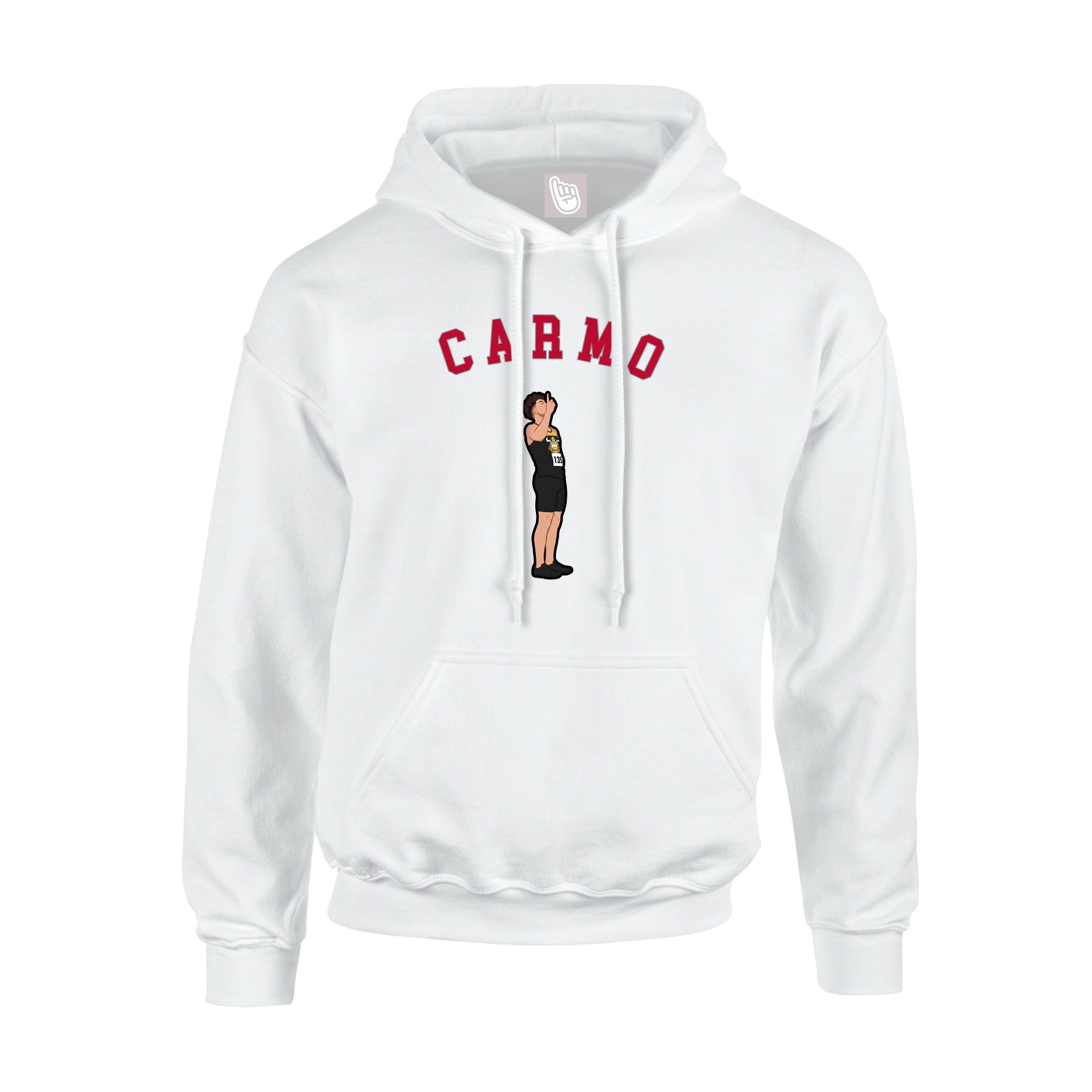 Hoodie — Shirsey Arch in White