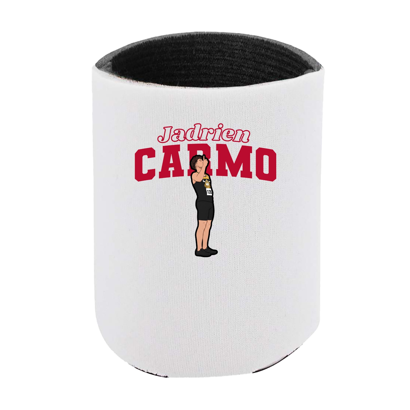 Can Holder — Name Arch in White
