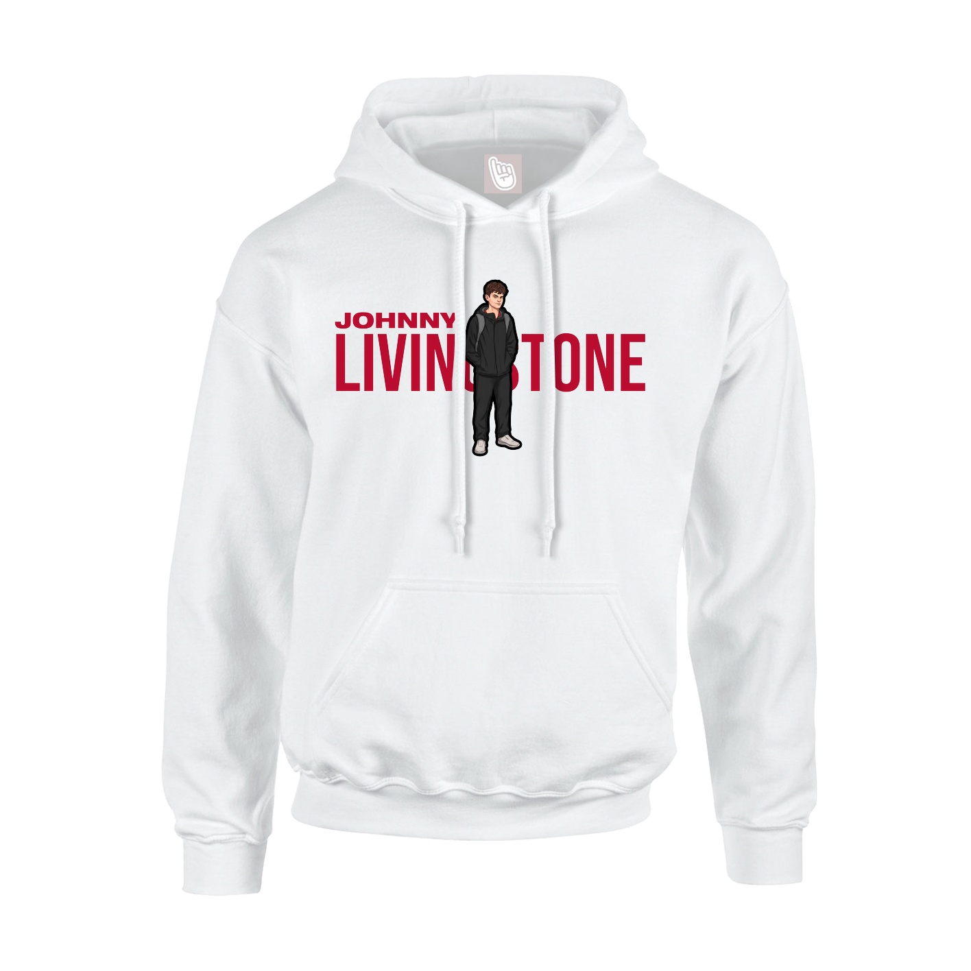Youth Hoodie — Player Name in White
