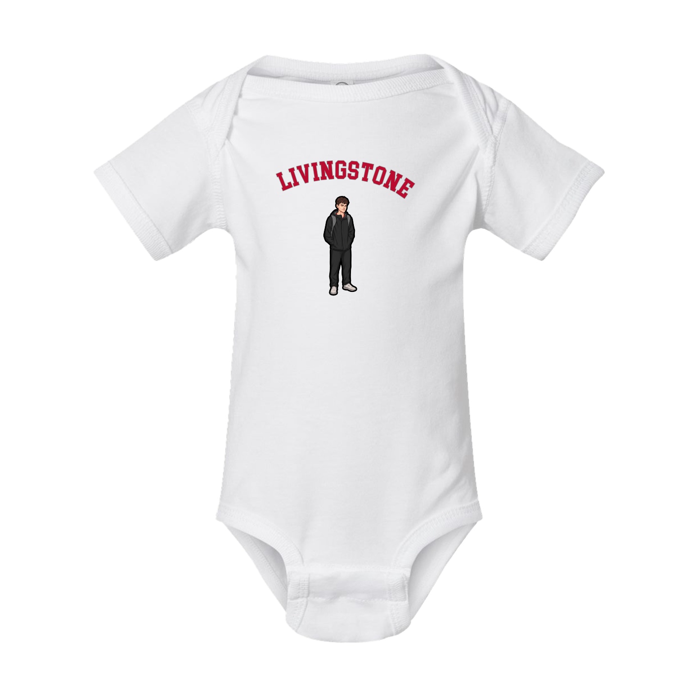 Baby Onesie — Shirsey Arch in White