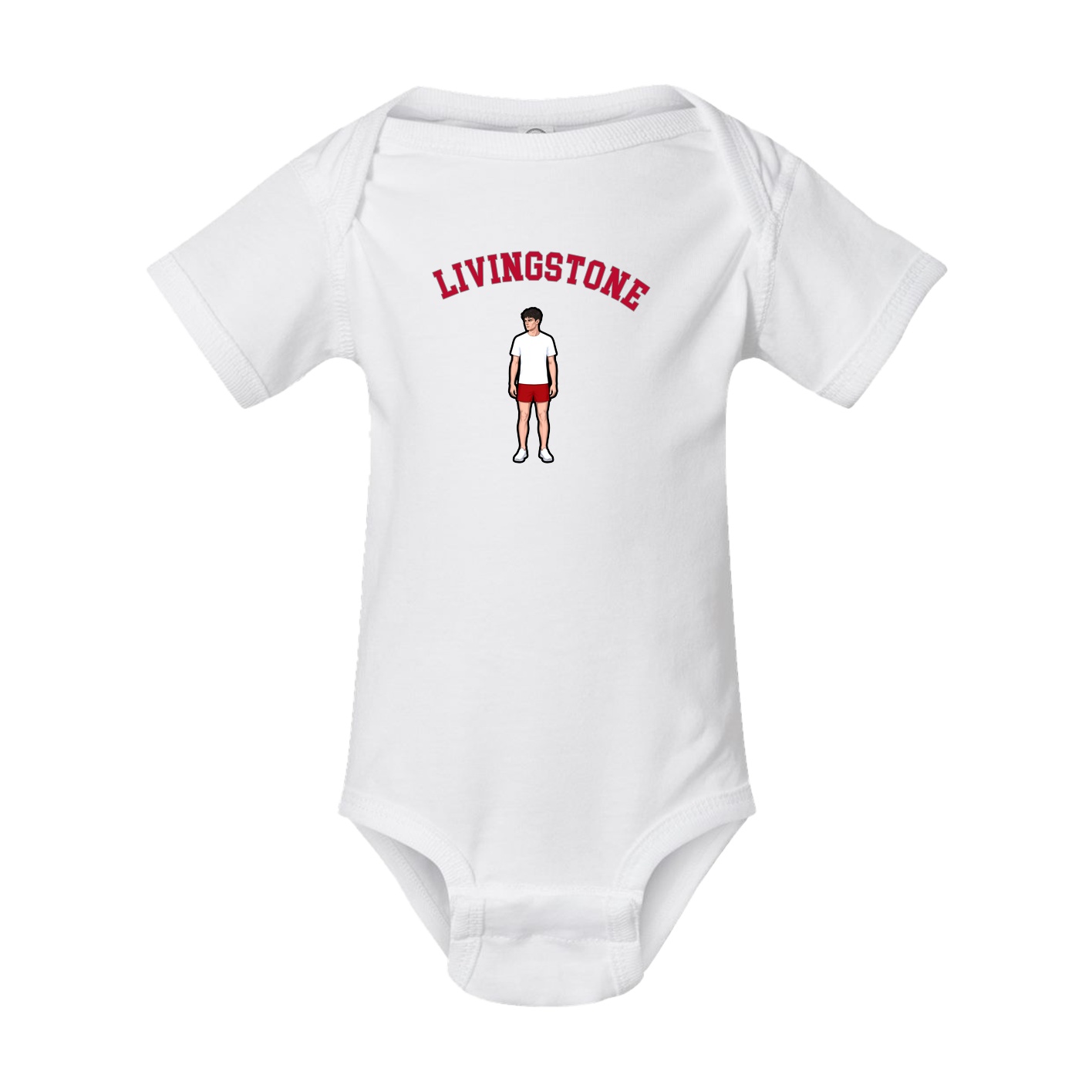 Baby Onesie — Shirsey Arch in White