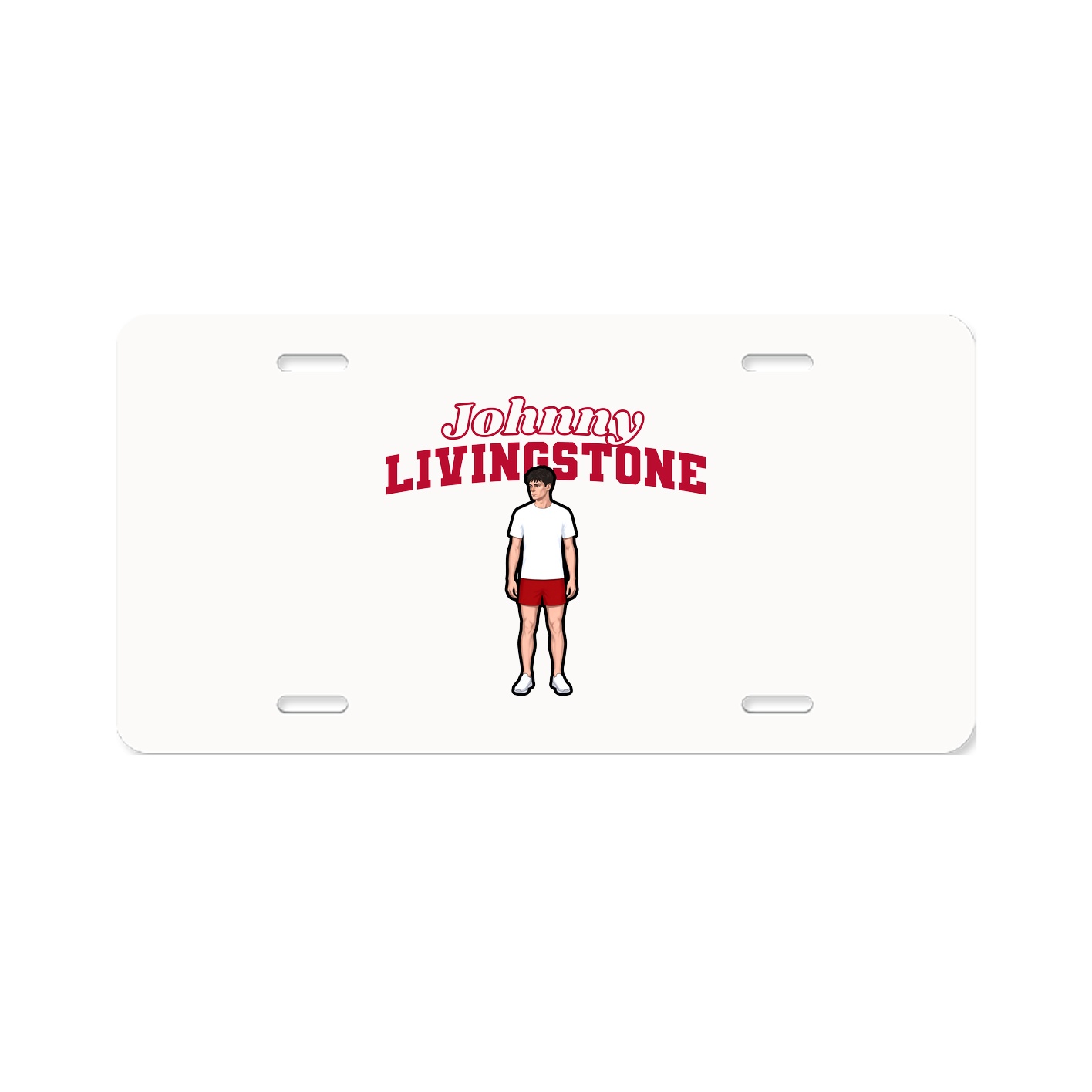 License Plate — Name Arch in Classic