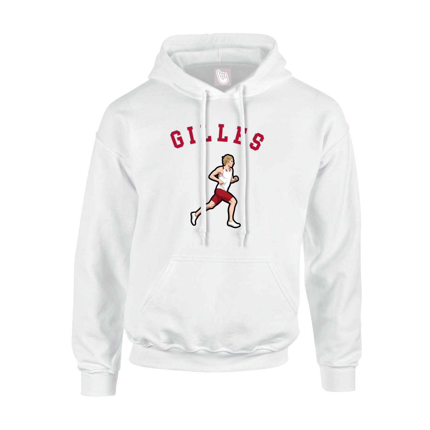 Youth Hoodie — Shirsey Arch in White