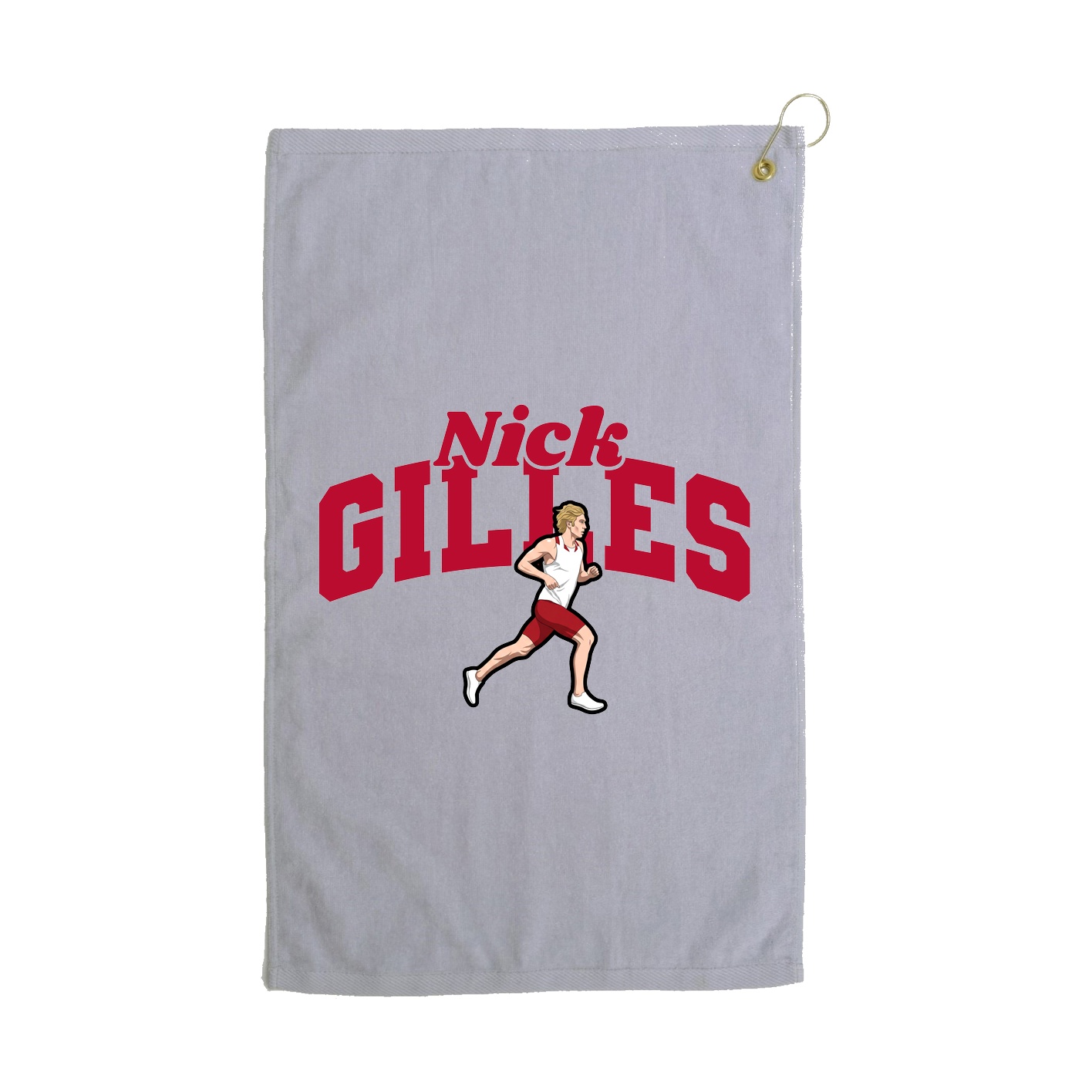 Golf Towel — Signature Arch in Grey