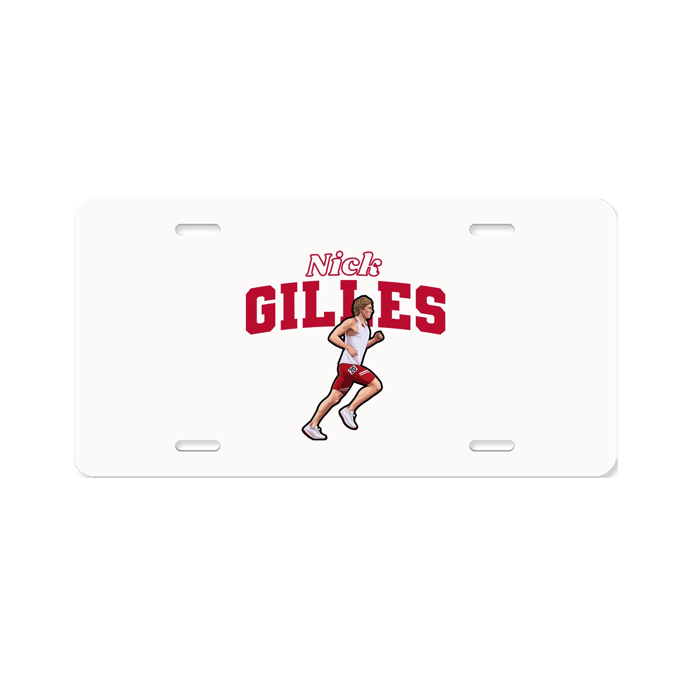 License Plate — Name Arch in Classic