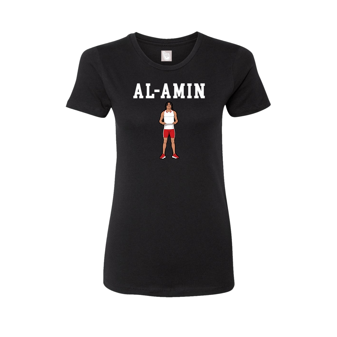 Fitted Women's Tee — Shirsey in Black