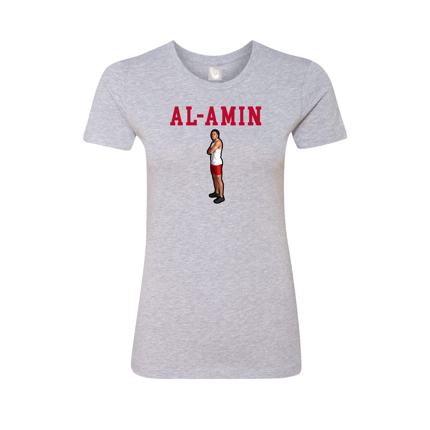 Fitted Women's Tee — Shirsey in Grey