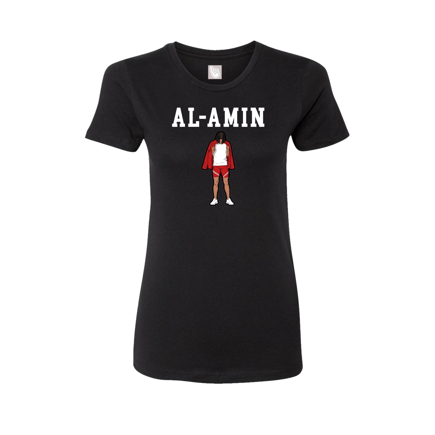 Fitted Women's Tee — Shirsey in Black