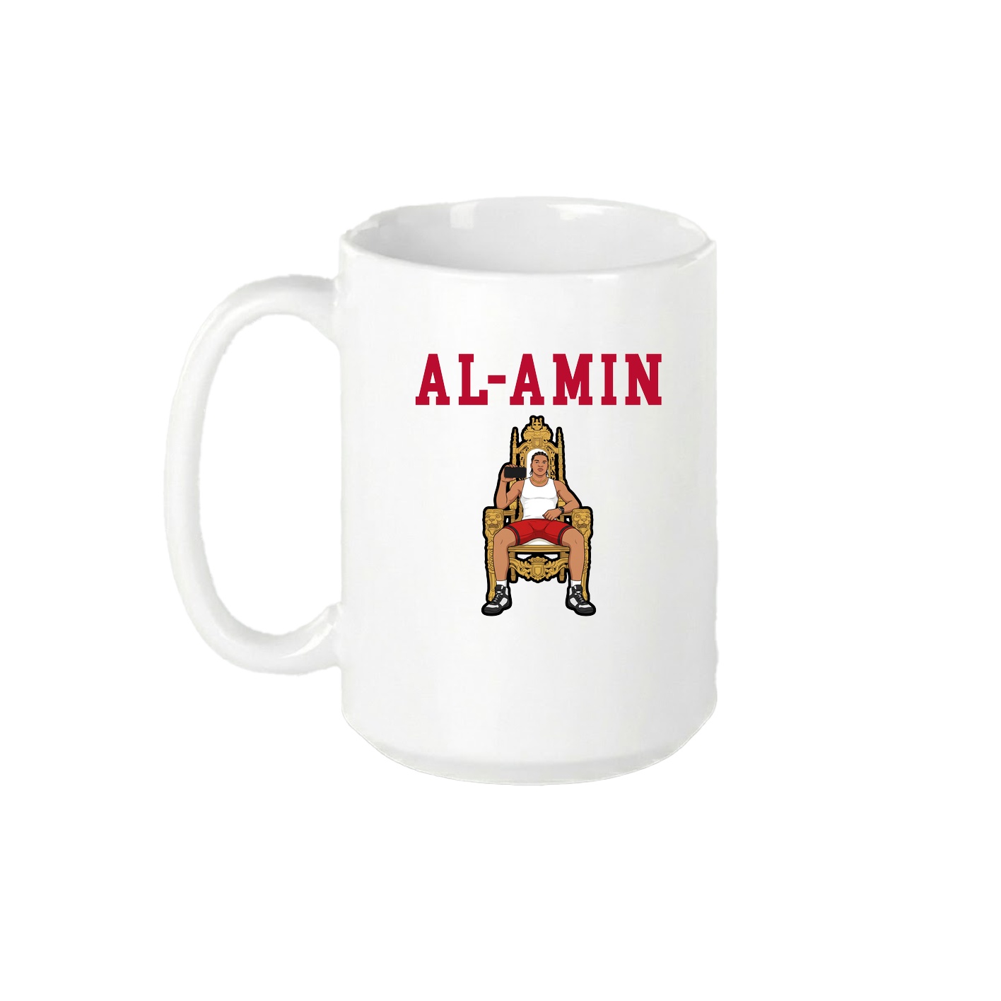 15oz Coffee Mug — Shirsey in White