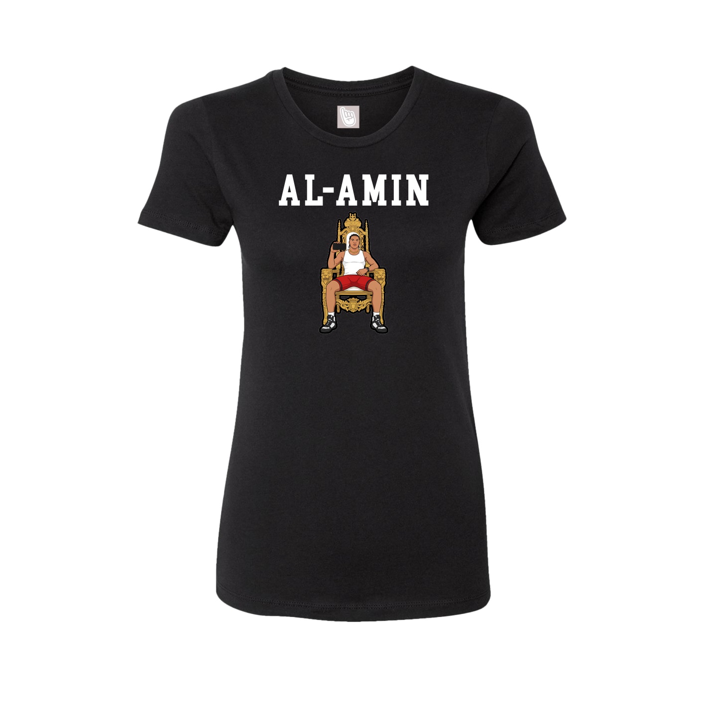 Fitted Women's Tee — Shirsey in Black