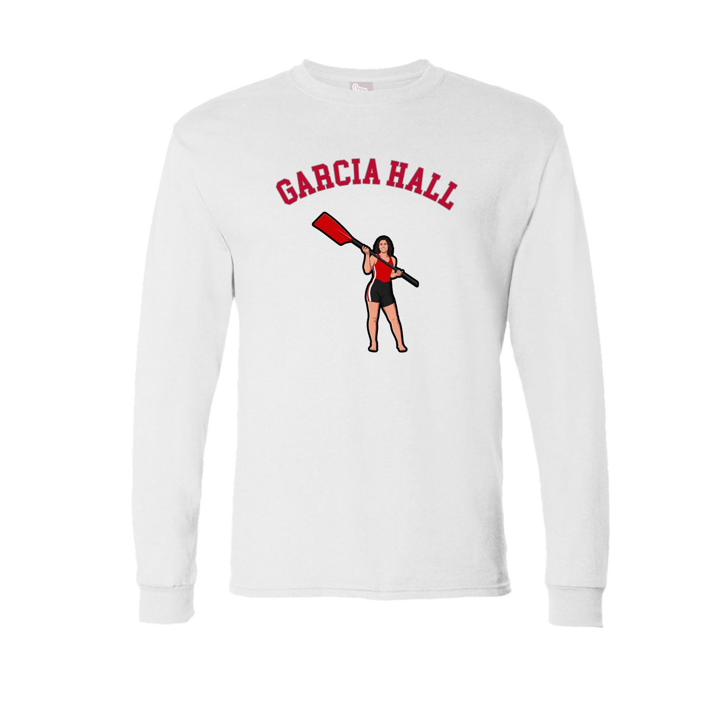 Long Sleeve Tee — Shirsey Arch in White