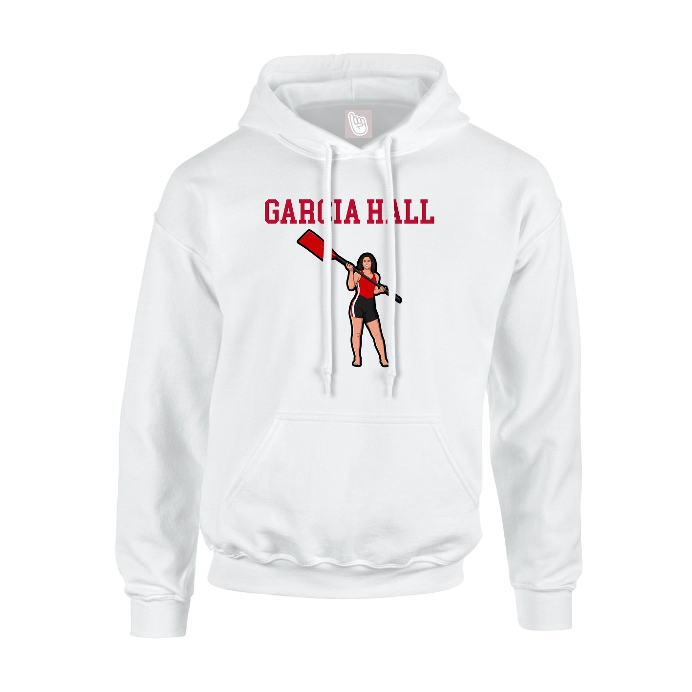 Hoodie — Shirsey in White