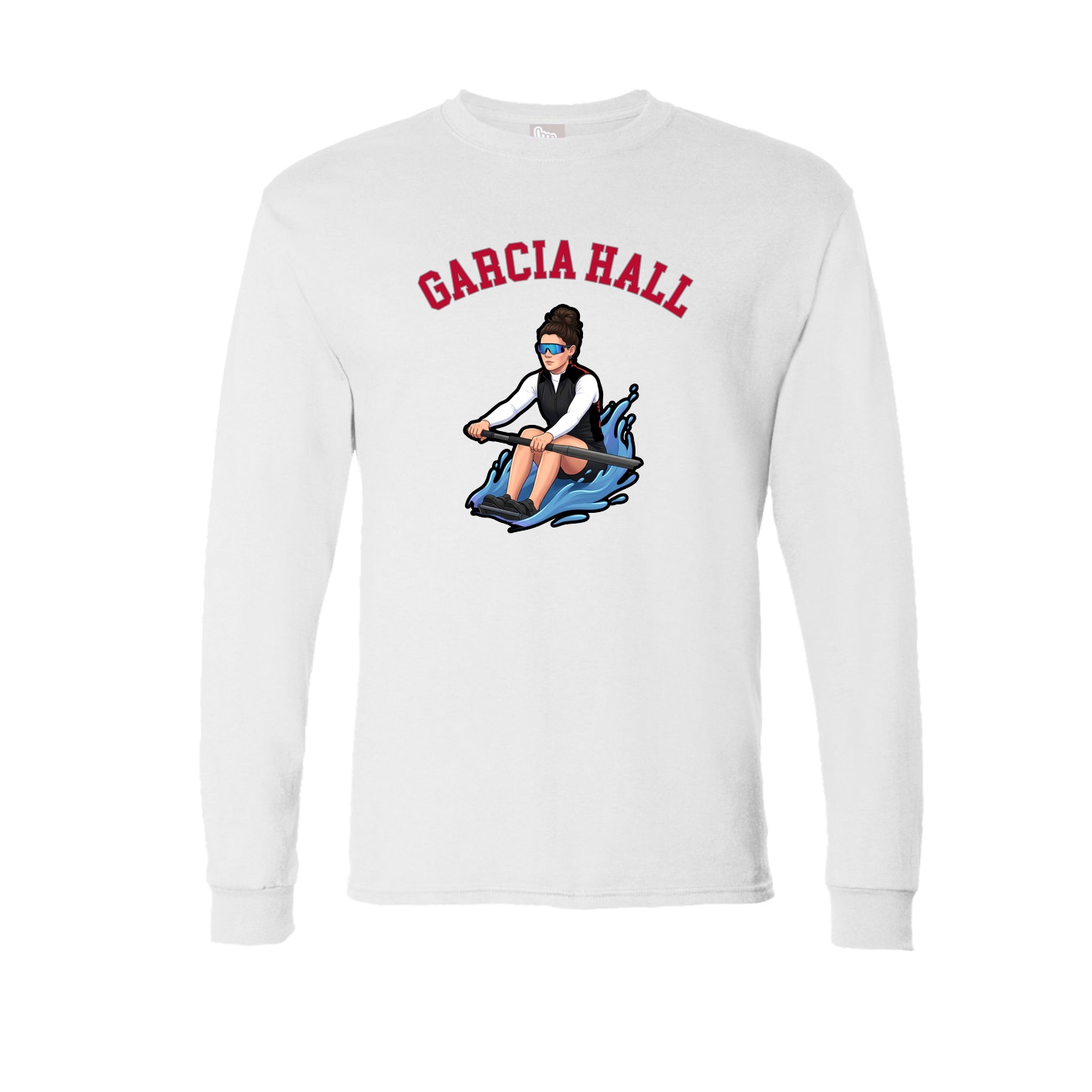 Long Sleeve Tee — Shirsey Arch in White