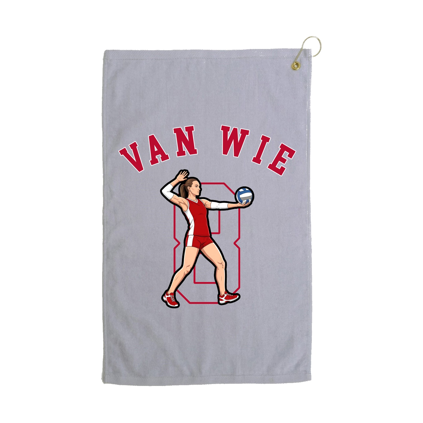 Golf Towel — Shirsey Arch in Grey