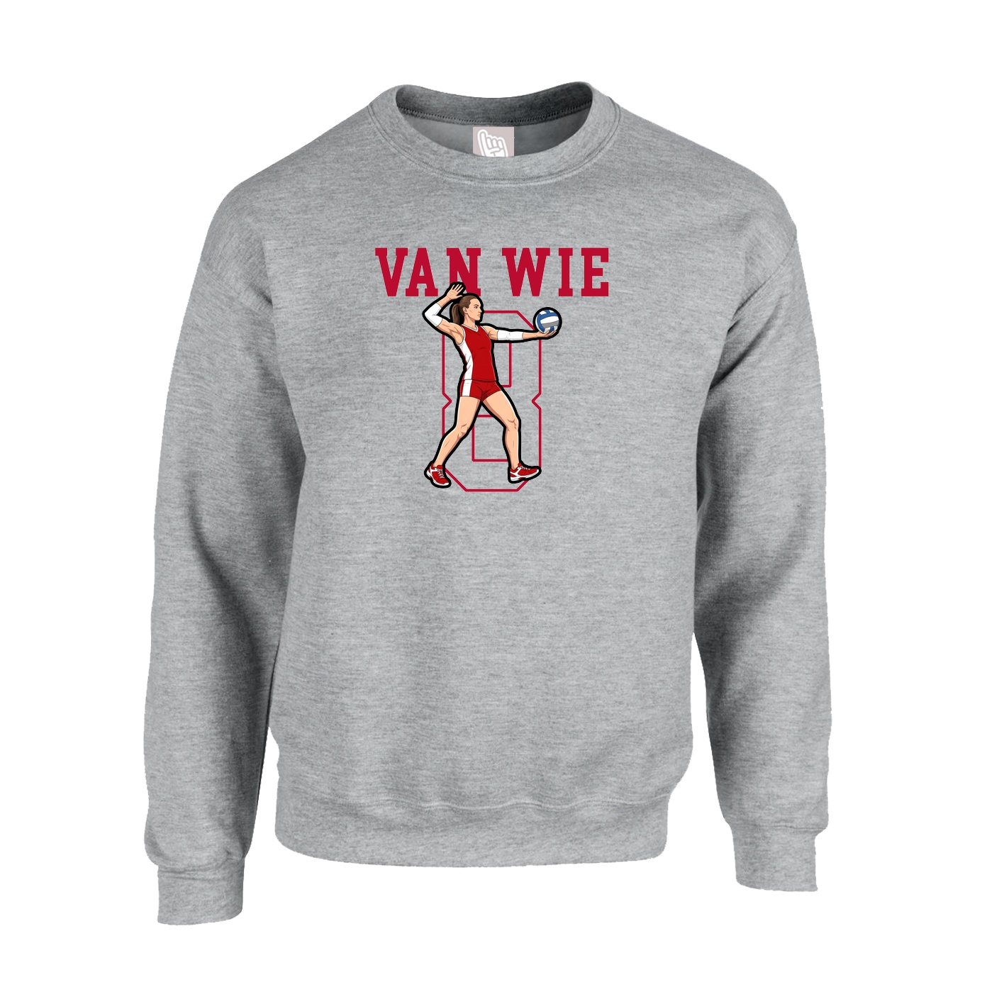 Fleece Crew — Shirsey in Grey