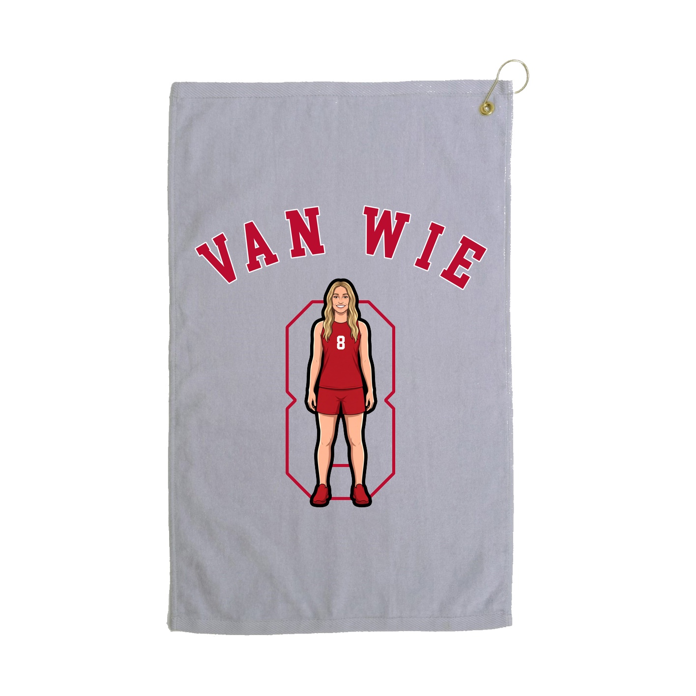 Golf Towel — Shirsey Arch in Grey