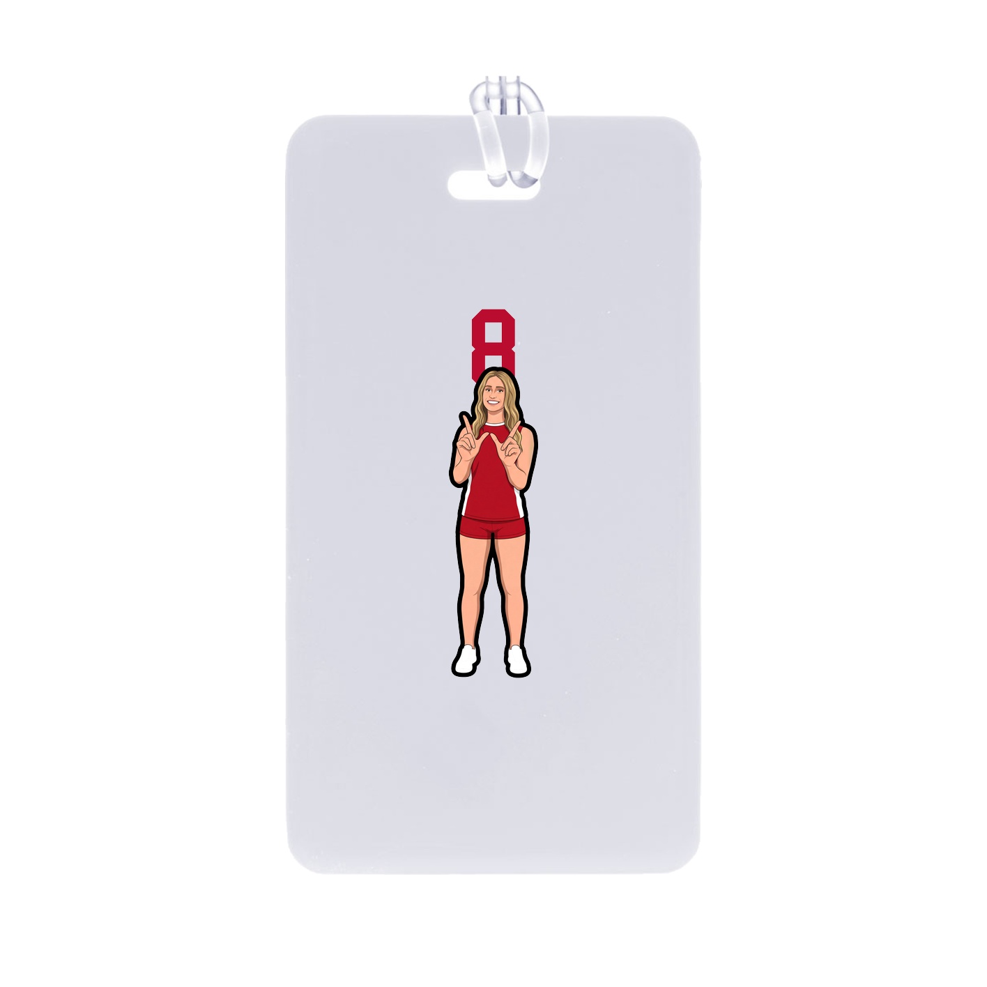 Bag Tag — Number Top in Classic